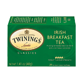 Twinings Of London  irish breakfast, 100% pure black tea, 20 tea bags Full-Size Picture